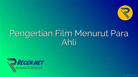 filmi genre|jenis film menurut para ahli.